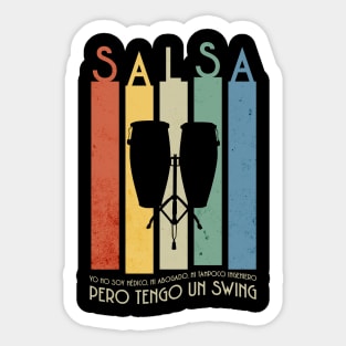 Pero Tengo un Swing! - Salsa Music Sticker